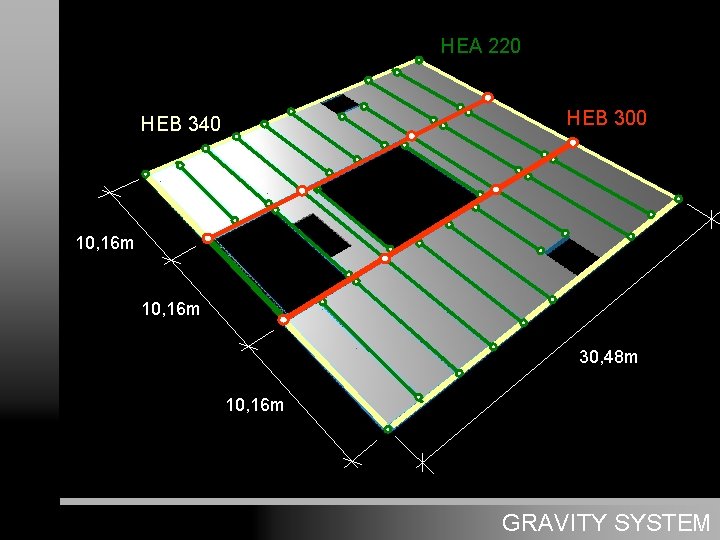 HEA 220 HEB 300 HEB 340 10, 16 m 30, 48 m 10, 16