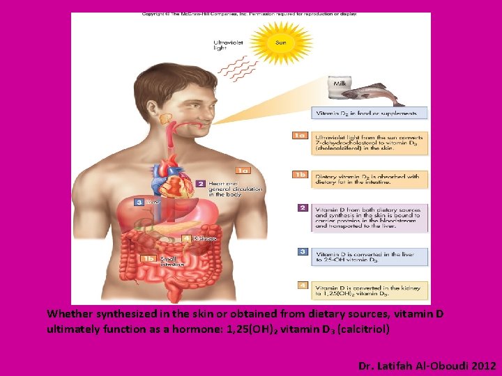 Whether synthesized in the skin or obtained from dietary sources, vitamin D ultimately function