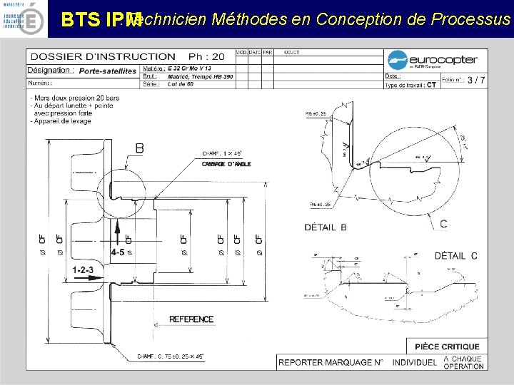 : Technicien Méthodes en Conception de Processus BTS IPM 