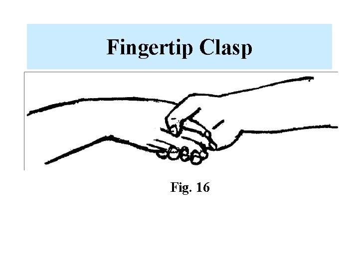 Fingertip Clasp Fig. 16 