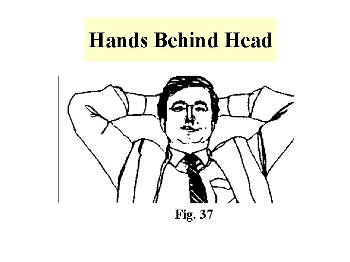 Hands Behind Head Fig. 37 