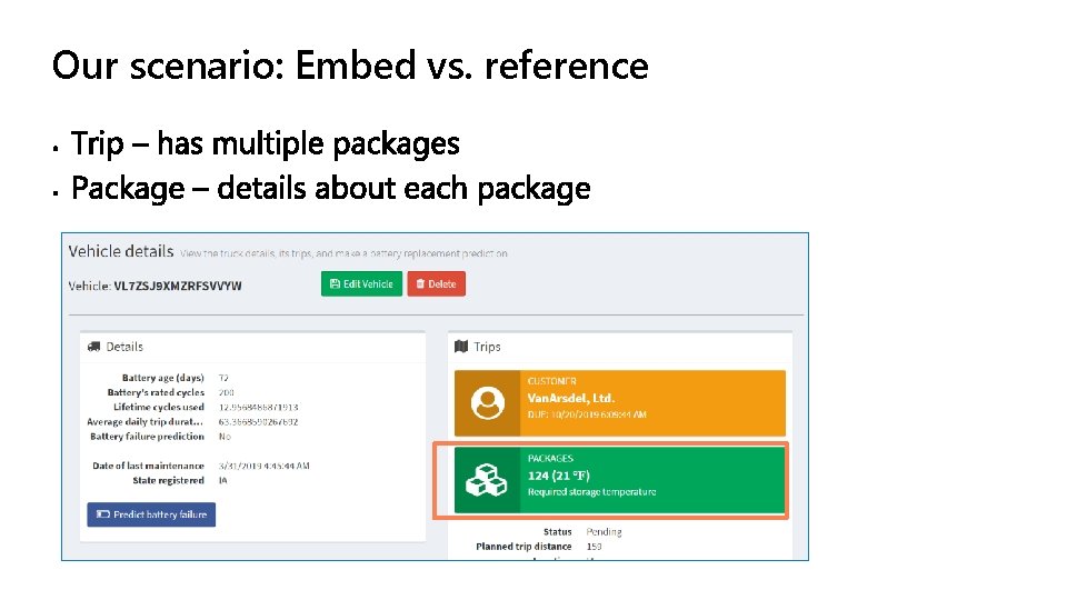Our scenario: Embed vs. reference 