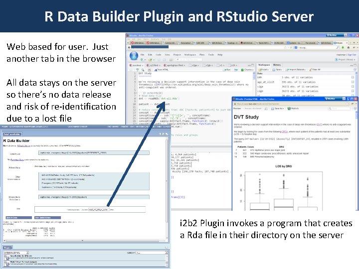 R Data Builder Plugin and RStudio Server Web based for user. Just another tab
