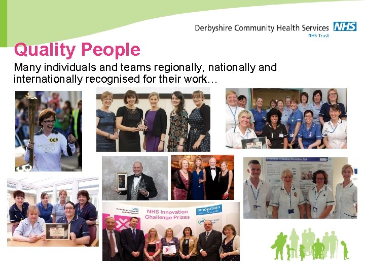Quality People Many individuals and teams regionally, nationally and internationally recognised for their work…