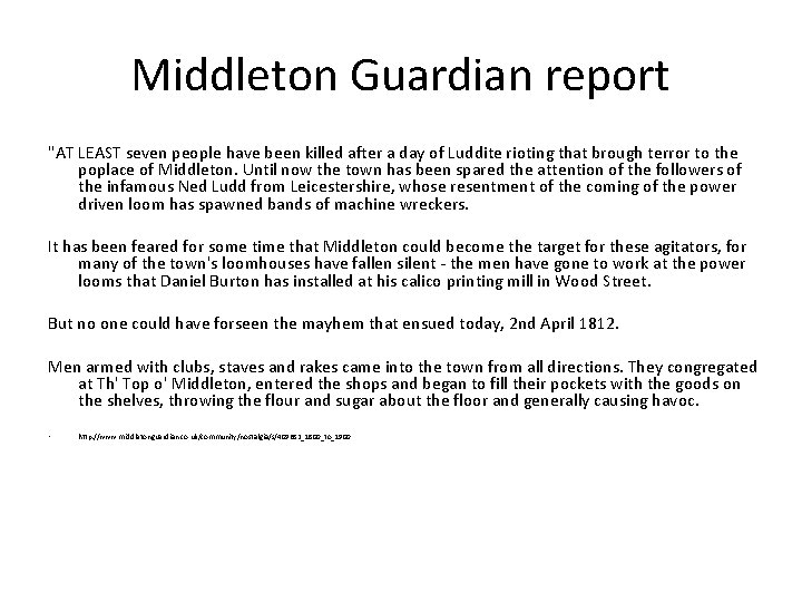 Middleton Guardian report "AT LEAST seven people have been killed after a day of