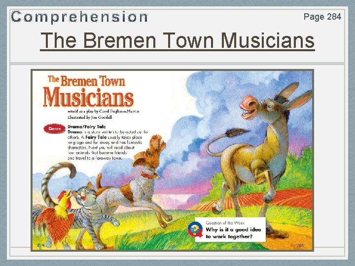 Page 284 The Bremen Town Musicians 