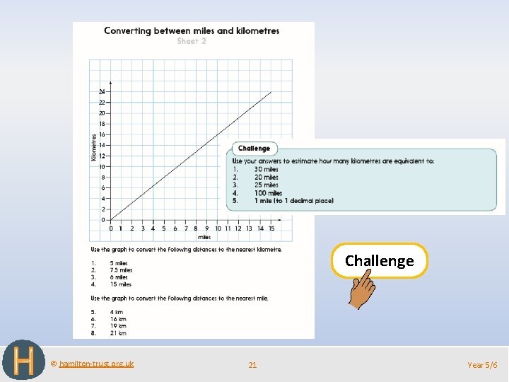 Challenge © hamilton-trust. org. uk 21 Year 5/6 