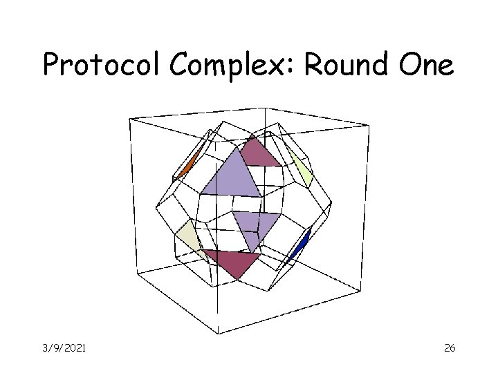 Protocol Complex: Round One 3/9/2021 26 