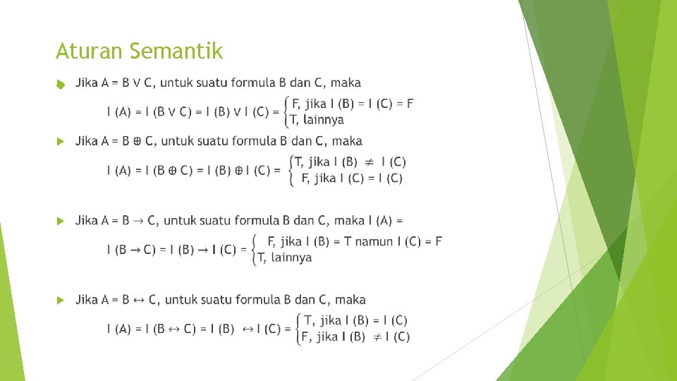 Aturan Semantik 