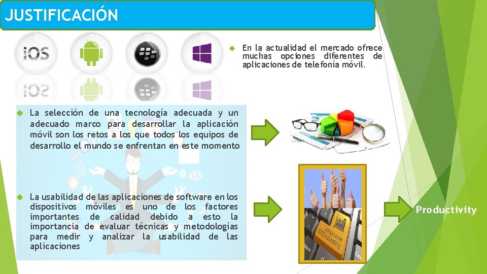 JUSTIFICACIÓN La selección de una tecnología adecuada y un adecuado marco para desarrollar la