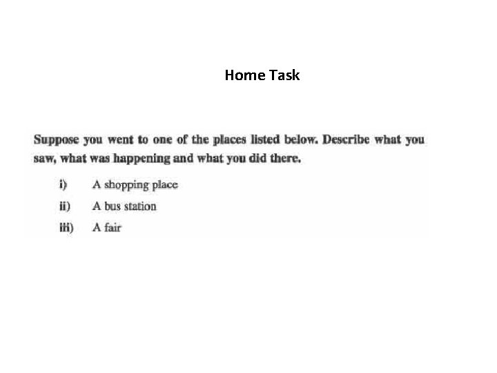 Home Task 