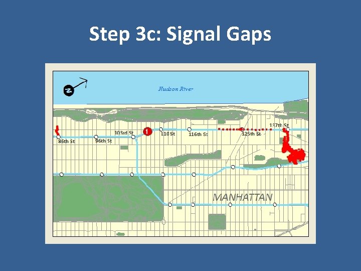 Step 3 c: Signal Gaps Step 3 c: Signal Gaps