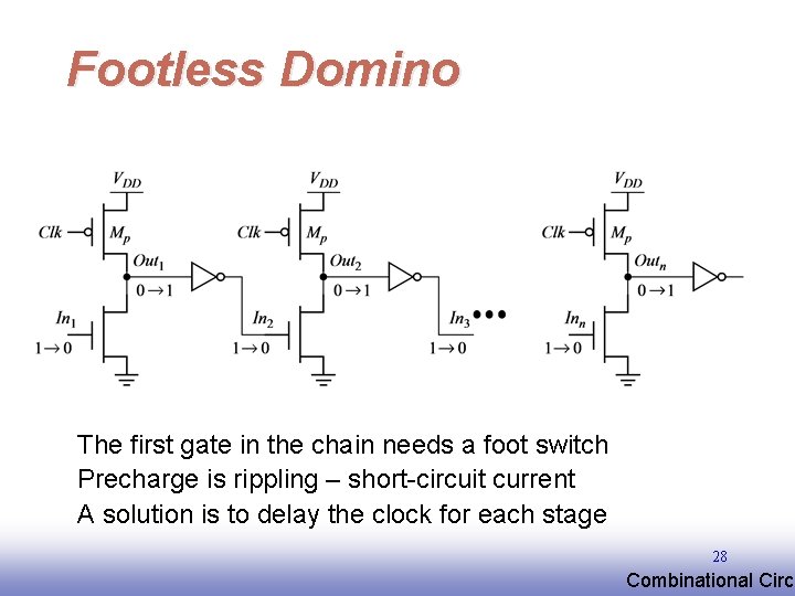 Footless Domino The first gate in the chain needs a foot switch Precharge is Footless Domino The first gate in the chain needs a foot switch Precharge is