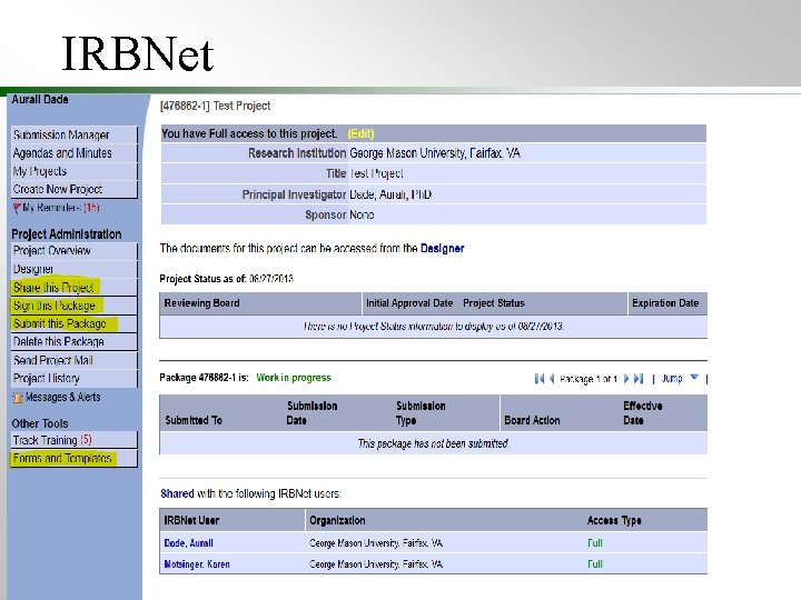 IRBNet Where Innovation Is Tradition 