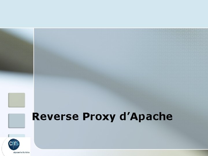 Reverse Proxy d’Apache 