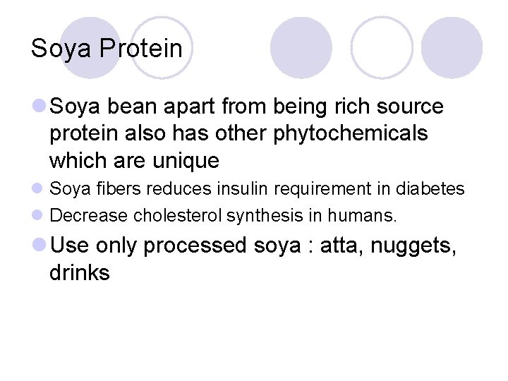 Soya Protein l Soya bean apart from being rich source protein also has other
