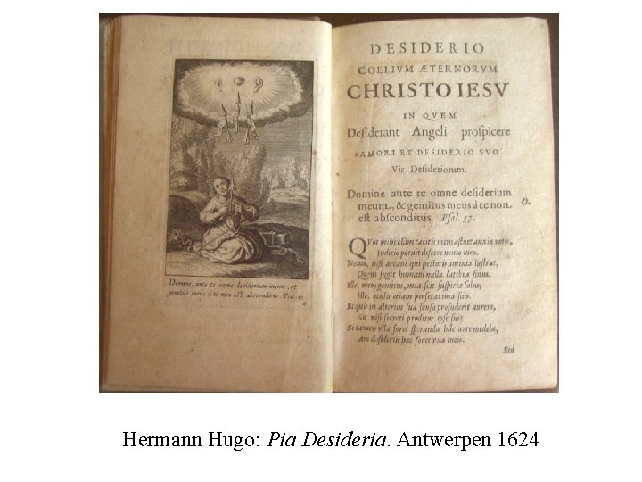 Hermann Hugo: Pia Desideria. Antwerpen 1624 
