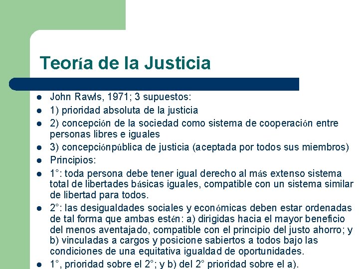 Principio de Justicia BIOTICA I Prof Dr Carlos