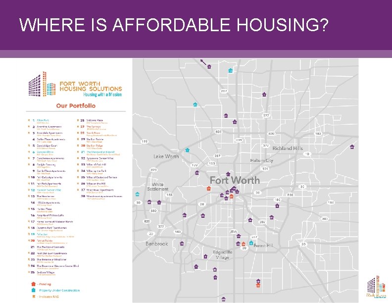 WHERE IS AFFORDABLE HOUSING? 10 