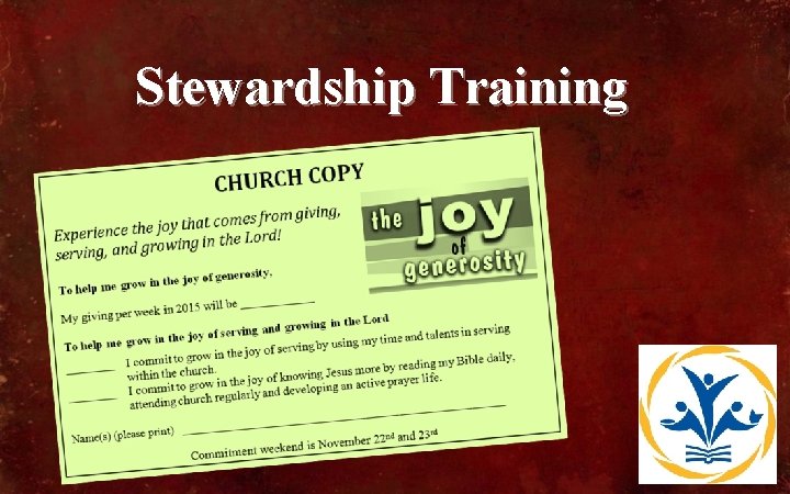 Stewardship Training 