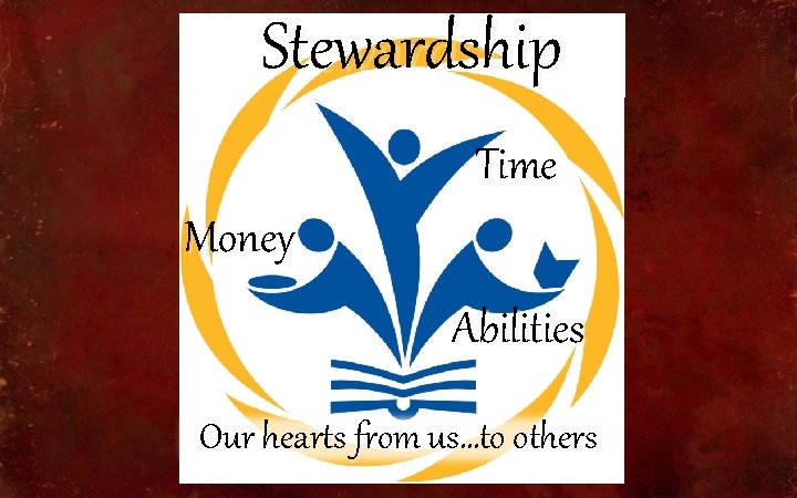 Stewardship Time Money Abilities Our hearts from us…to others 