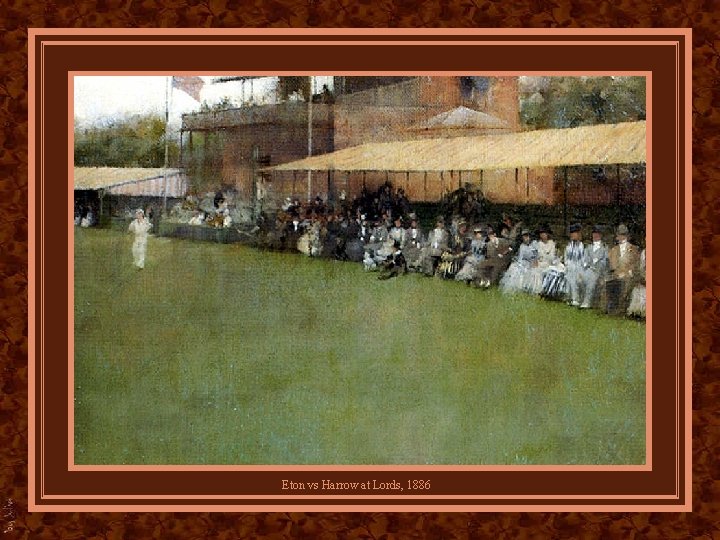 Eton vs Harrow at Lords, 1886 