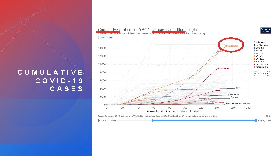 CUMULATIVE COVID-19 CASES 