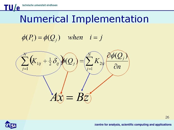 Numerical Implementation 26 