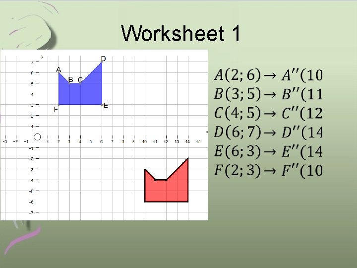 Worksheet 1 • 