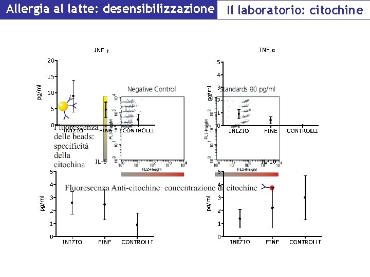 Allergia al latte: desensibilizzazione Il laboratorio: citochine 