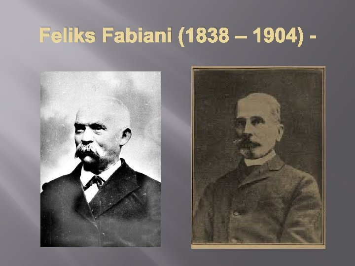 Feliks Fabiani (1838 