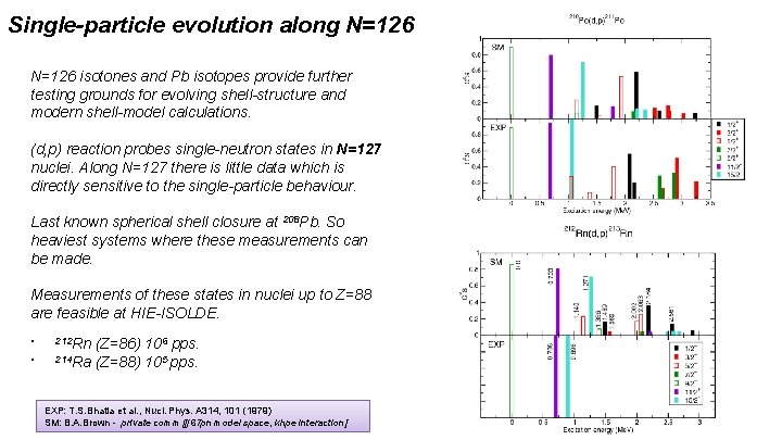 Single-particle evolution along N=126 isotones and Pb isotopes provide further testing grounds for evolving