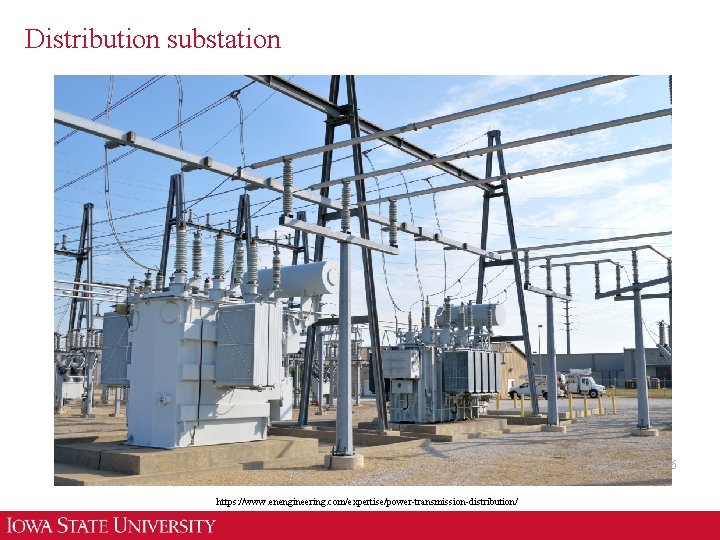 Distribution substation 6 https: //www. enengineering. com/expertise/power-transmission-distribution/ 