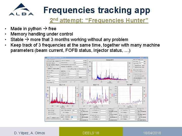 Frequencies tracking app 2 nd attempt: “Frequencies Hunter” • • Made in python free Frequencies tracking app 2 nd attempt: “Frequencies Hunter” • • Made in python free