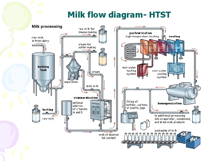 Milk flow diagram- HTST 