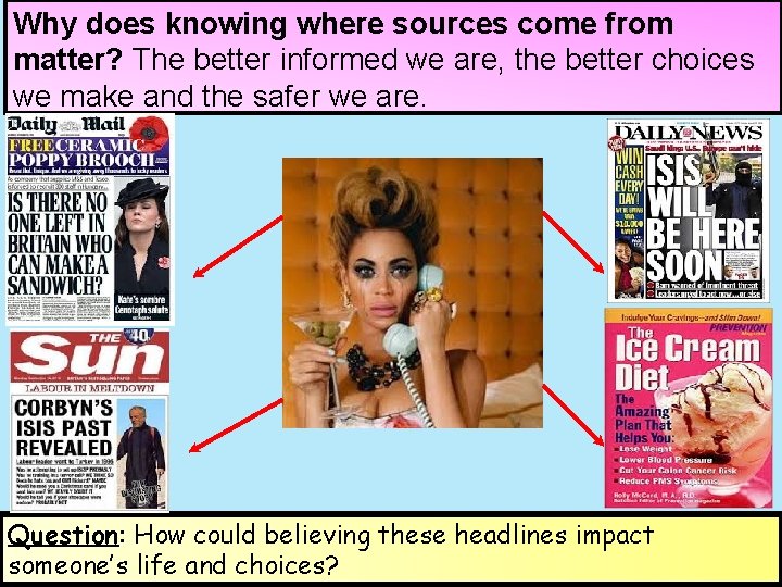 Why does knowing where sources come from matter? The better informed we are, the Why does knowing where sources come from matter? The better informed we are, the