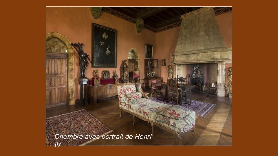 Chambre avec portrait de Henri IV 