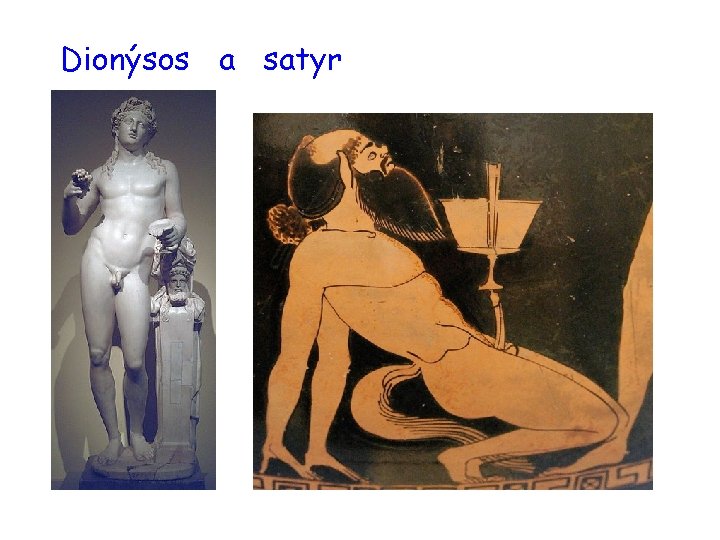 Dionýsos a satyr 