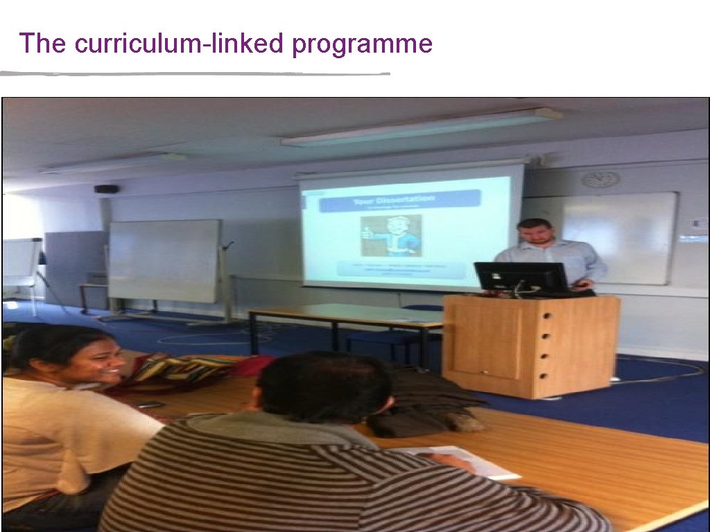 The curriculum-linked programme 