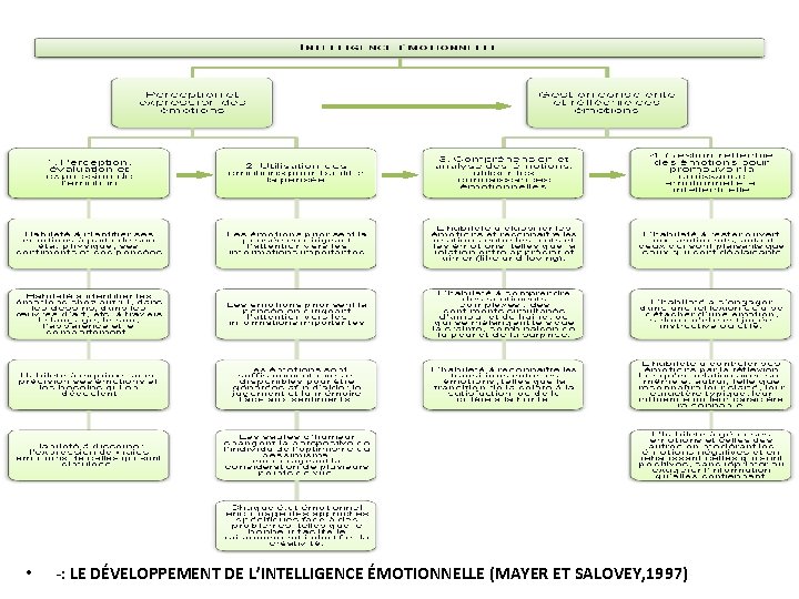  • -: LE DÉVELOPPEMENT DE L’INTELLIGENCE ÉMOTIONNELLE (MAYER ET SALOVEY, 1997) 
