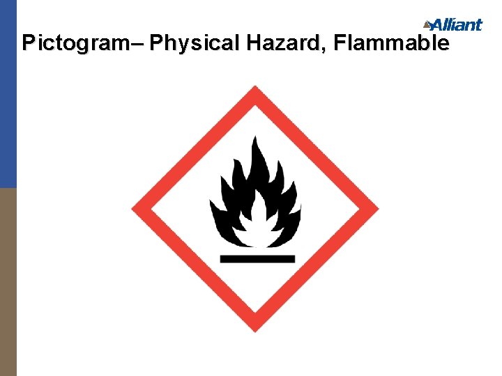 Pictogram– Physical Hazard, Flammable 