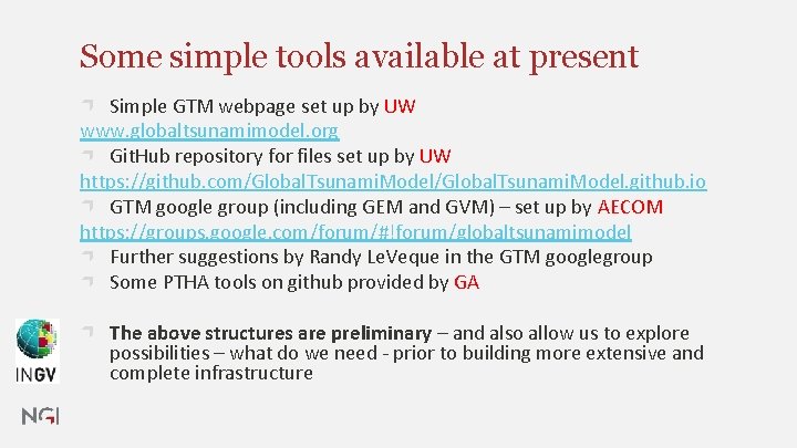 Some simple tools available at present Simple GTM webpage set up by UW www. Some simple tools available at present Simple GTM webpage set up by UW www.