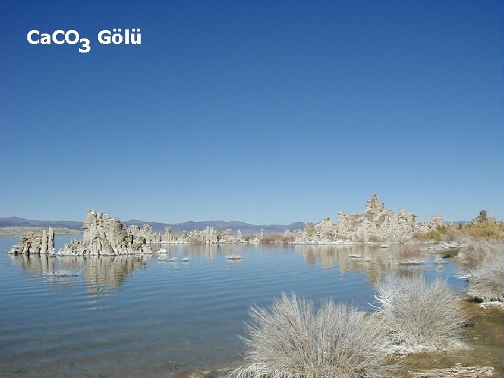 Ca. CO 3 Gölü 