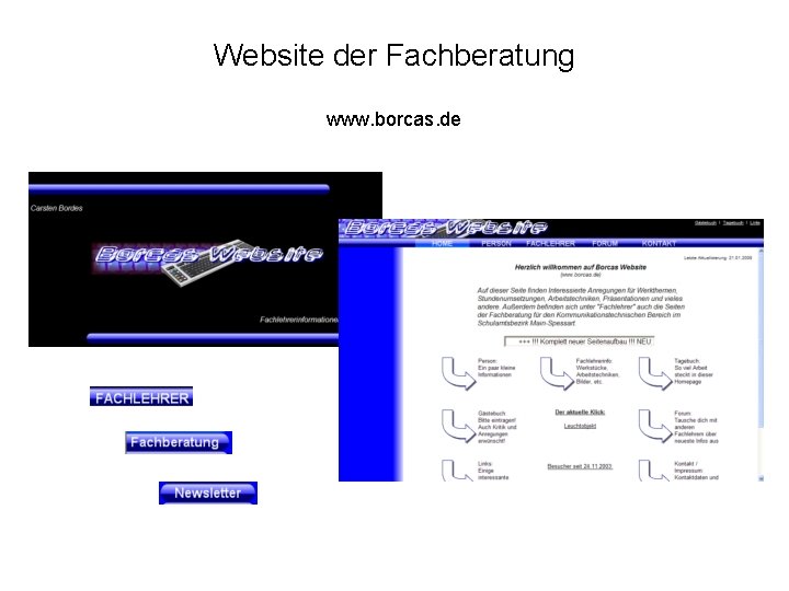 Website der Fachberatung www. borcas. de 