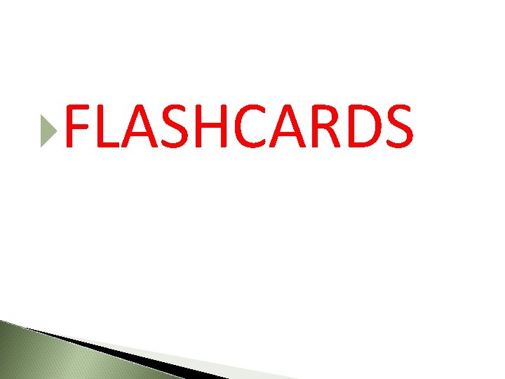  FLASHCARDS 