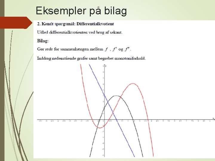 Eksempler på bilag 