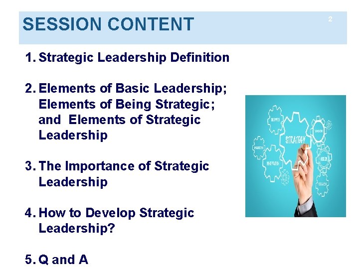 Introduction to Strategic Leadership 1 Muhammad Nazim bin