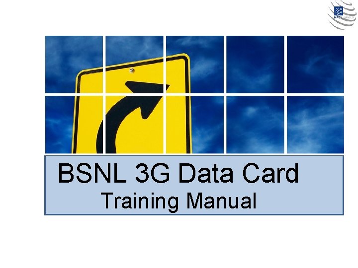 BSNL 3 G Data Card Training Manual 