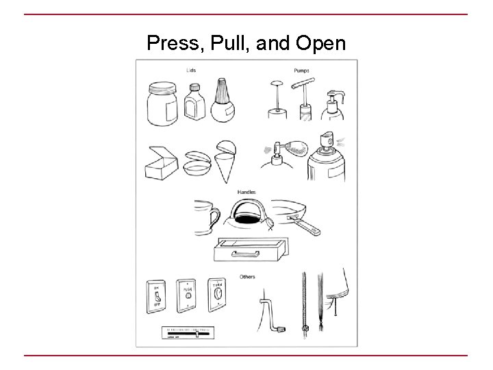 Press, Pull, and Open 