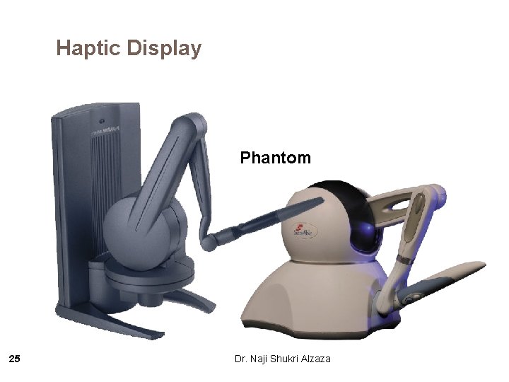 Haptic Display Phantom 25 Dr. Naji Shukri Alzaza 
